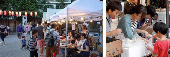 Takanawa共育プロジェクトが地域のイベントを手伝いしました
