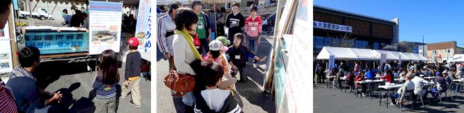 生物学部の学生が第６回「大漁豊漁ほっけ祭り」に参加しました