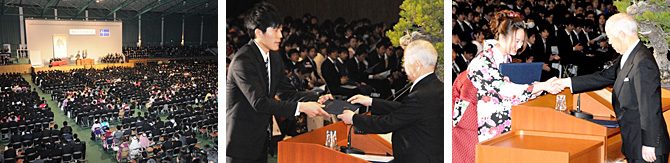 湘南キャンパスで2013年度秋学期学位授与式を挙行しました
