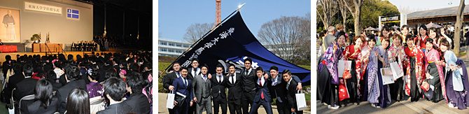 湘南キャンパスで2013年度秋学期学位授与式を挙行しました