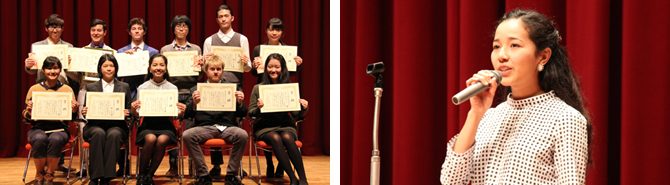 留学生による日本語スピーチコンテストを開催しました