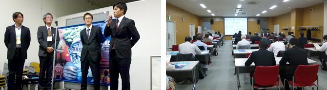 大泉宏准教授と馬塲久紀准教授が静岡市商工会議所の「産学官交流」講演会で講演しました
