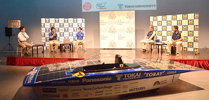 ソーラーカーチームがアメリカ大使館主催のトークイベントに参加しました