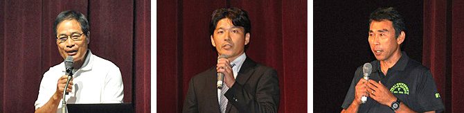 学園オリンピックスポーツ大会の開会式でオリンピックに関する講演を行いました