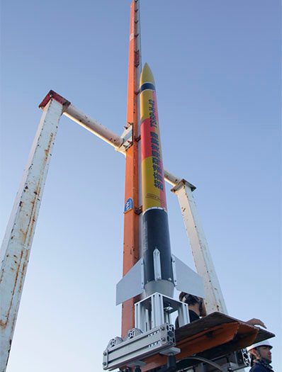東海大学学生ロケットプロジェクトが、音速をこえて飛翔するロケットの