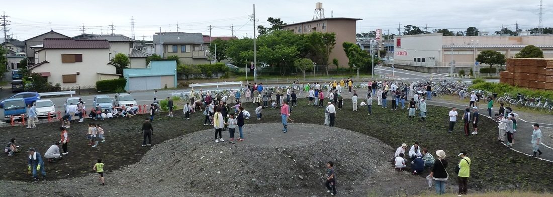 海hp報「新公園に芝生広場」01.jpg