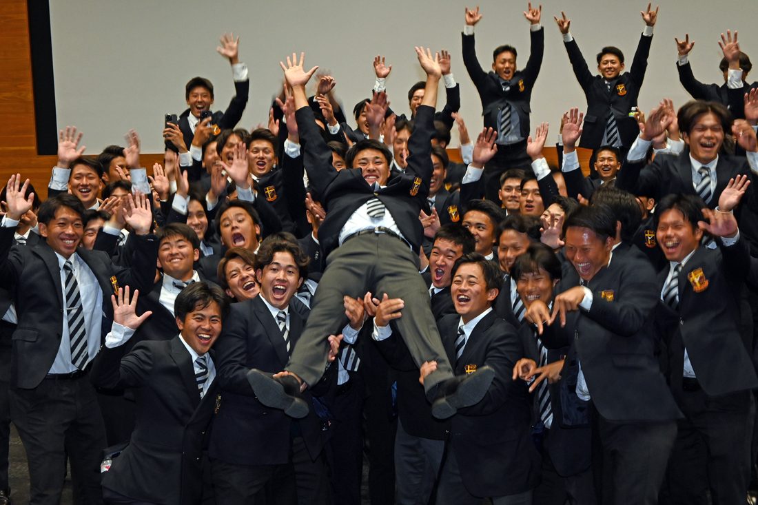 プロ野球ドラフト会議で熊本キャンパス硬式野球部の廣池選手が千葉