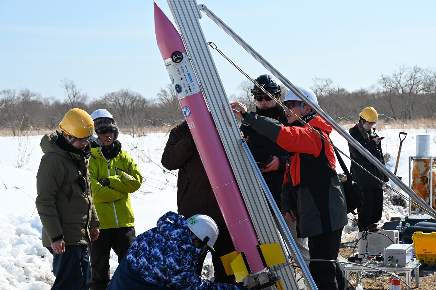 東海大学学生ロケットプロジェクトが大樹町でH-60号機の打ち上げに成功