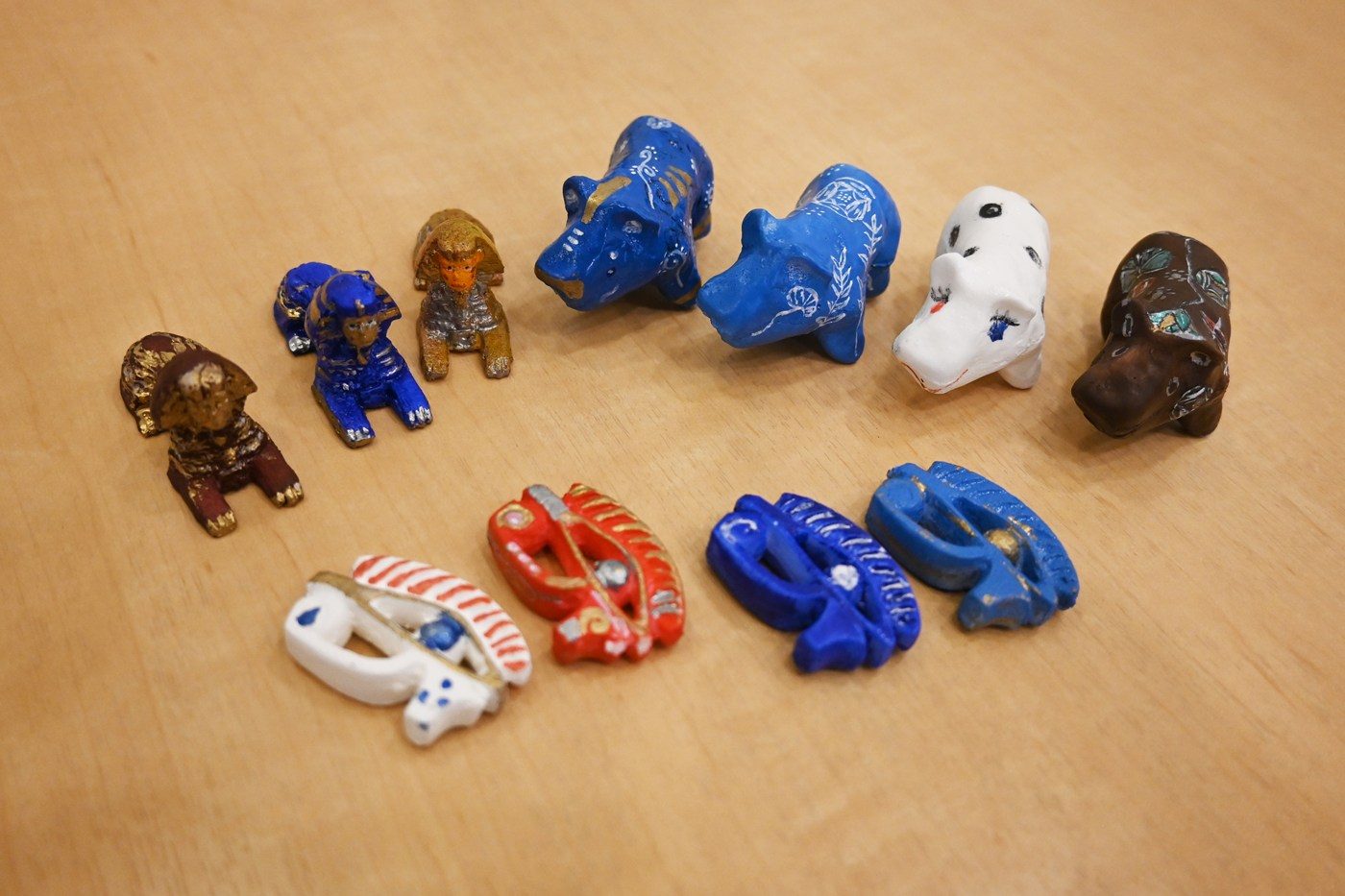 【古代エジプト雑貨】参考出品　(A) ✨エジプト・アラブ共和国「カルトゥーシュとモザイクのジュエリー