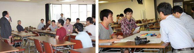 光・画像工学科で「光ネットワーク・カフェ」を開催しました