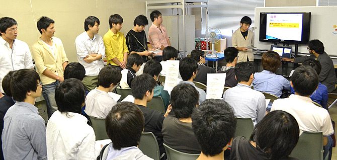 電気電子工学科がオープンラボを実施しました