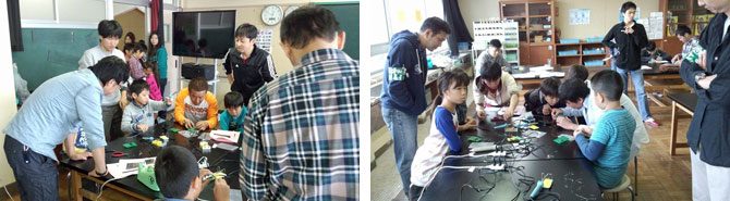 コンピュータ応用工学科の学生が「あつまれ松原サイエンス・らぼ」に初参加しました