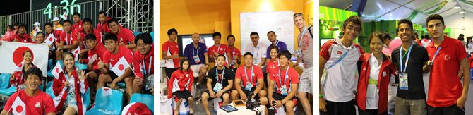 学生がユースオリンピック日本代表選手団のヤングアンバサダーを務めました