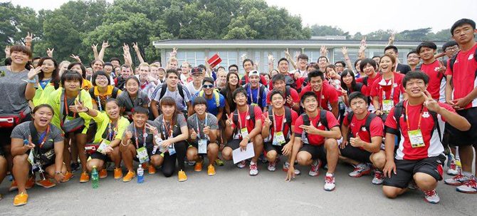 学生がユースオリンピック日本代表選手団のヤングアンバサダーを務めました