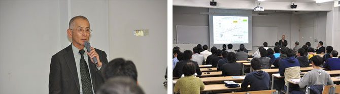 健康・スポーツ科学セミナーで小澤教授が講演しました