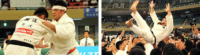 全日本学生柔道優勝大会で男子柔道部が前人未到の７連覇を達成！