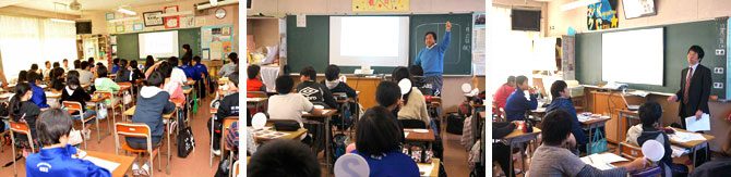 大根中学校を訪問し、１年生を対象に「法教育授業」を行いました