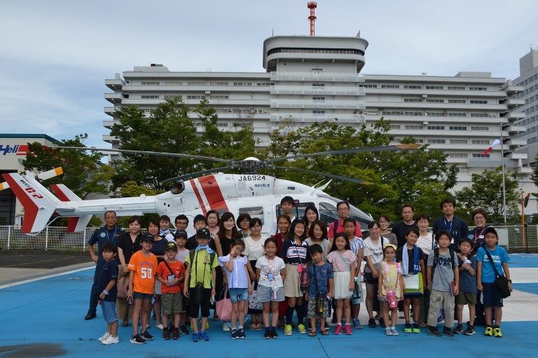 医学部付属病院が 神奈川県ドクターヘリ見学会 を開催しました ニュース 医学部 東海大学 Tokai University