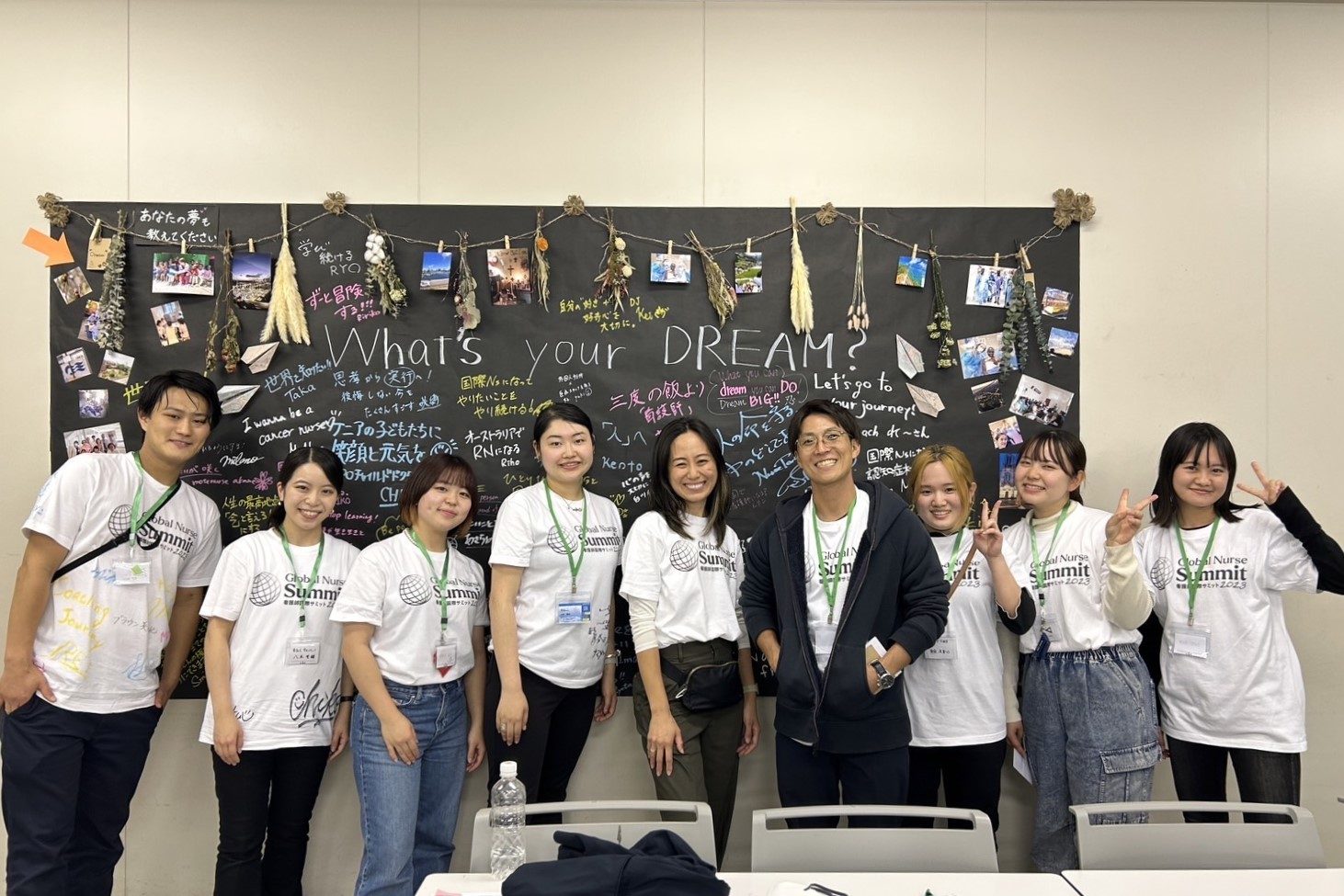 看護学科卒業生の佐藤太一郎さんらが初開催した「看護師国際サミット
