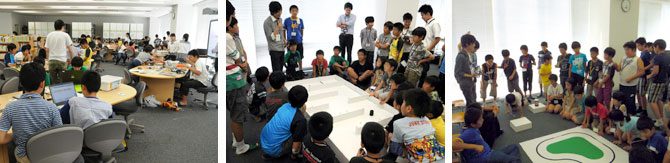 ACOTが「ロボットサマースクール2014in熊本」をサポートしました