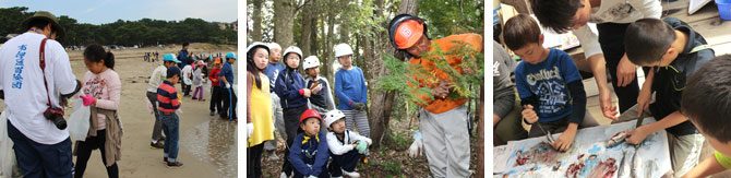 学生が子ども向けエコツアーを運営しました