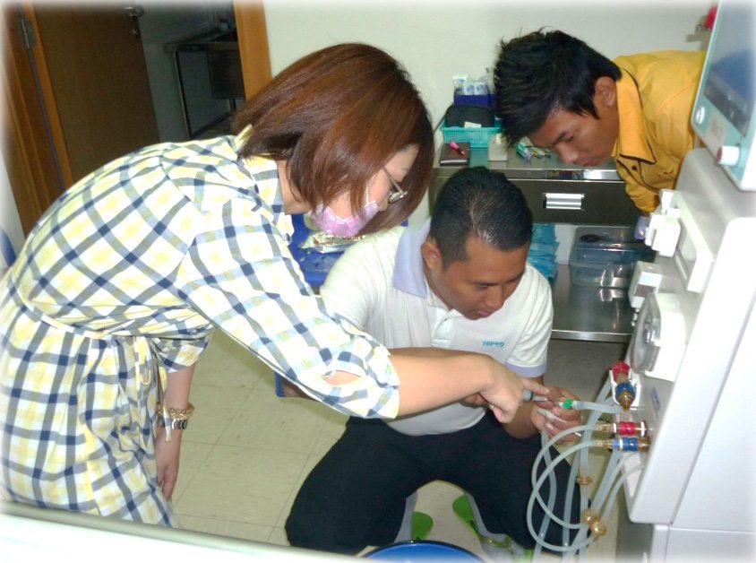 臨床工学技士として途上国への 技術移転方法を研究しています