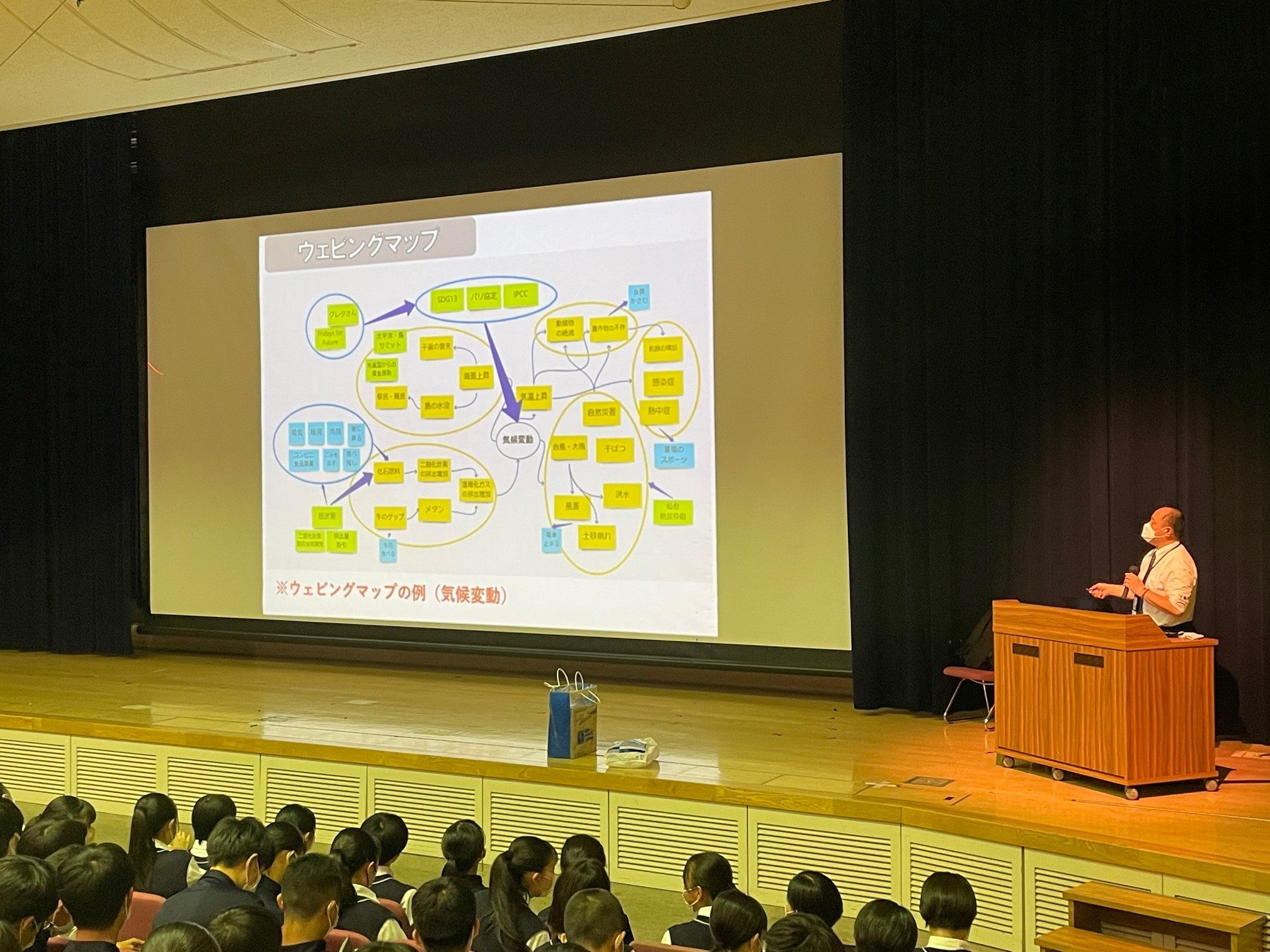 教養学部の日比慶久講師が付属相模高等学校にて出前講義を行いました
