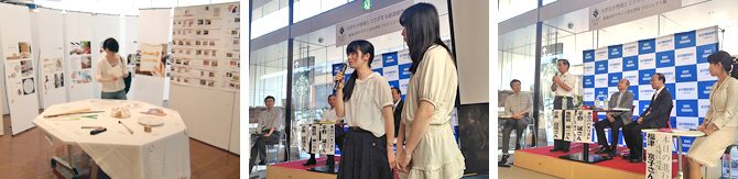 デザイン文化学科のプロジェクト展「大学生が地域とコラボレーションする創造都市」を開催しました