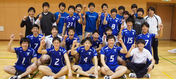 男子バレーボール部が第41回原崎杯北海道大学男・女バレーボールリーグ