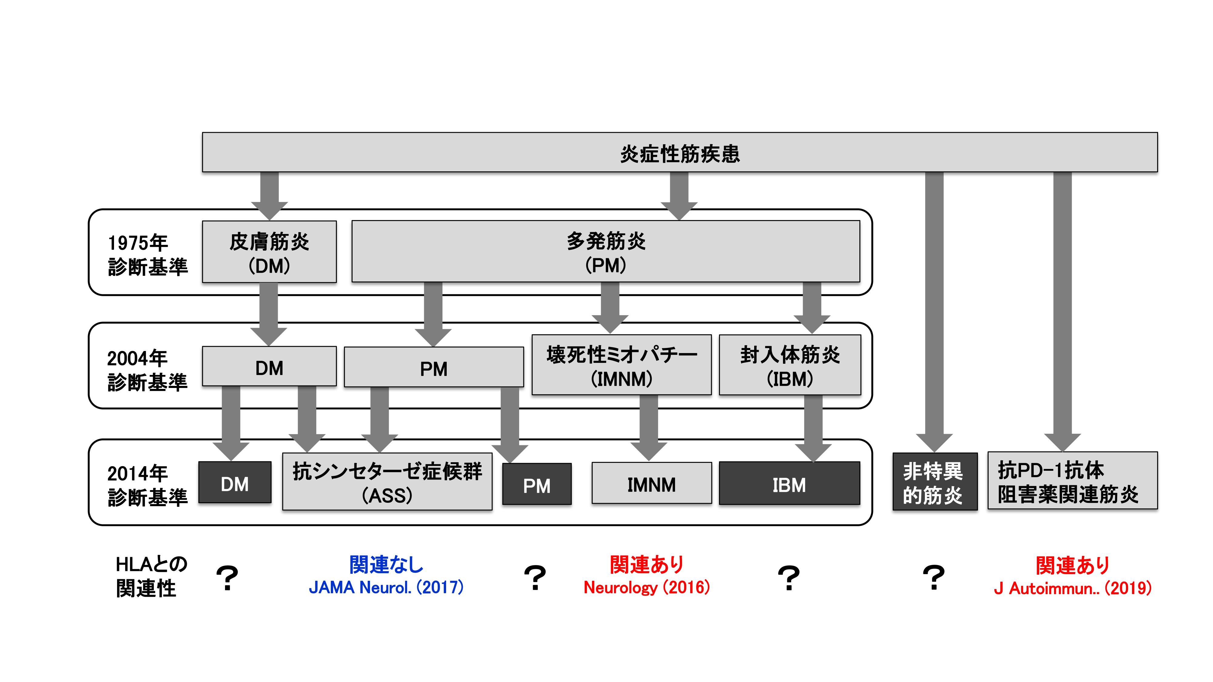 炎症性筋疾患病態解明のための感受性遺伝子の探索